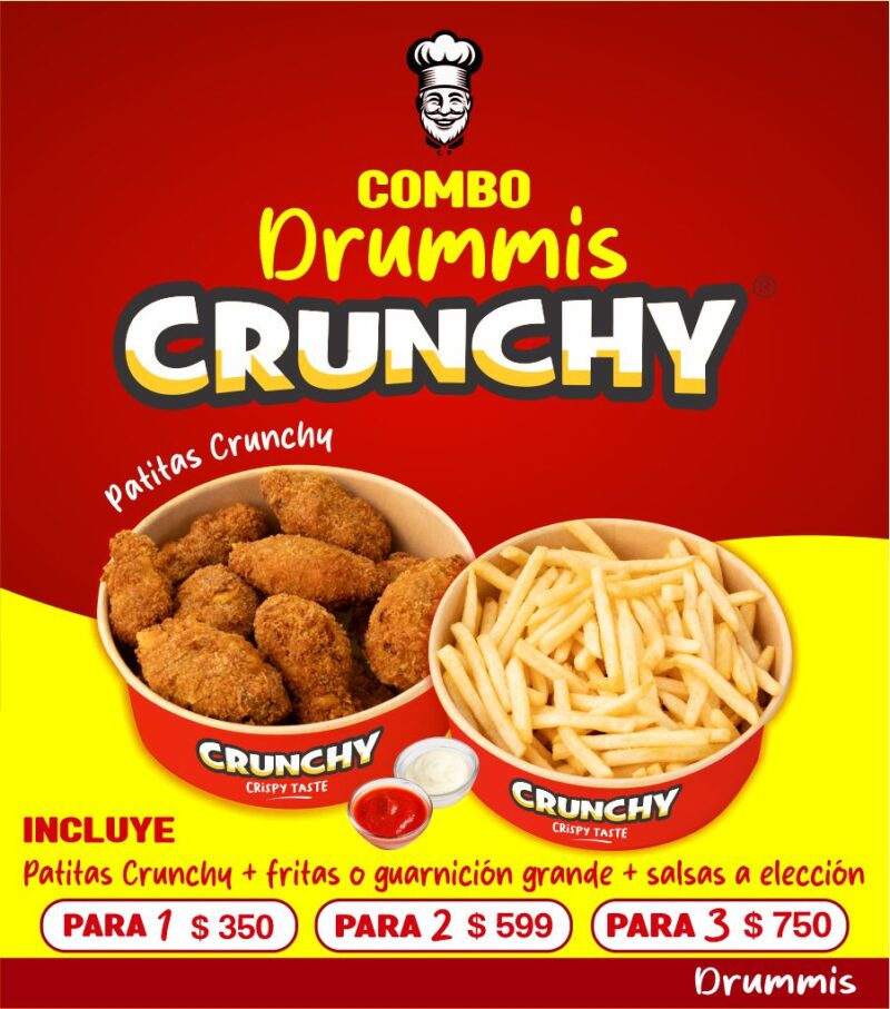 Combo Drummis Crunchy